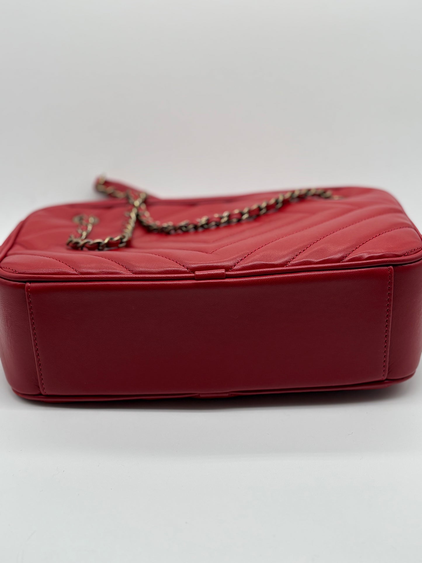 Chanel lambskin pyramid CC crossbody