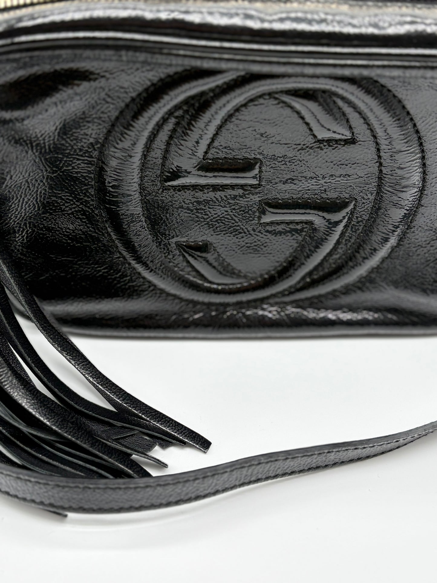 Gucci Patent leather small Soho Disco Bag