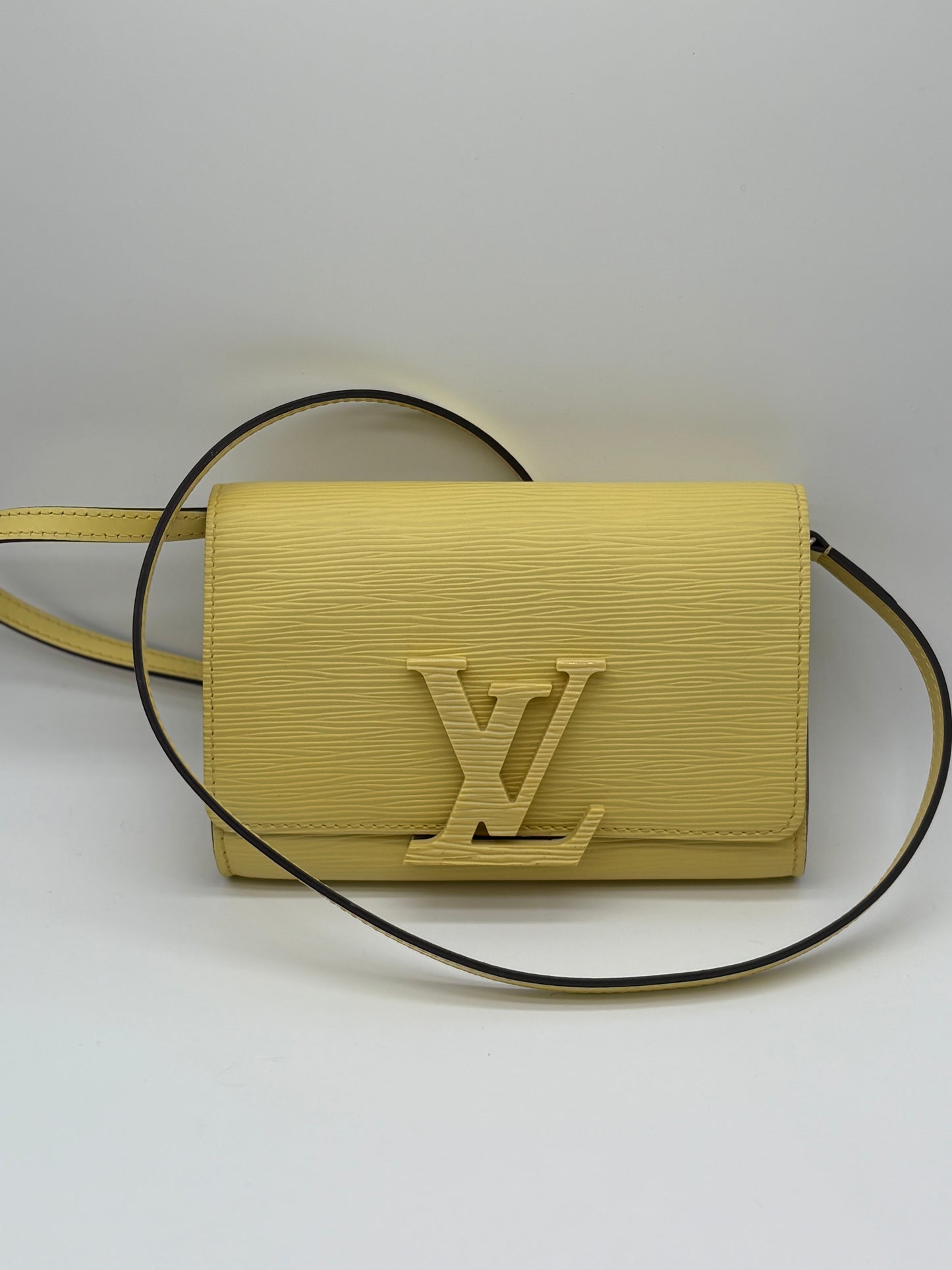 Louis Vuitton Yellow Epi Leather Louise PM Shoulder Bag RARE