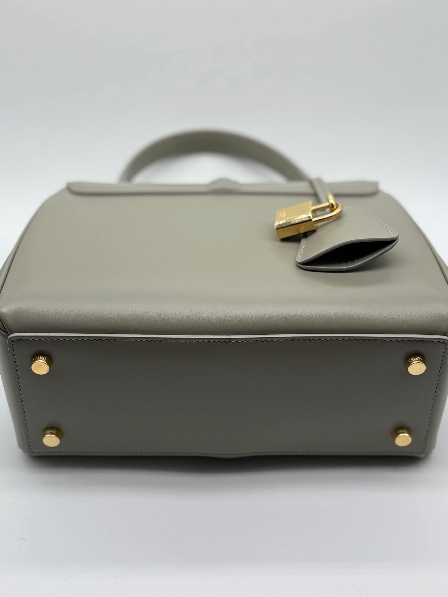 CELINE
Mini 16 Turn Lock Top Handle Bag