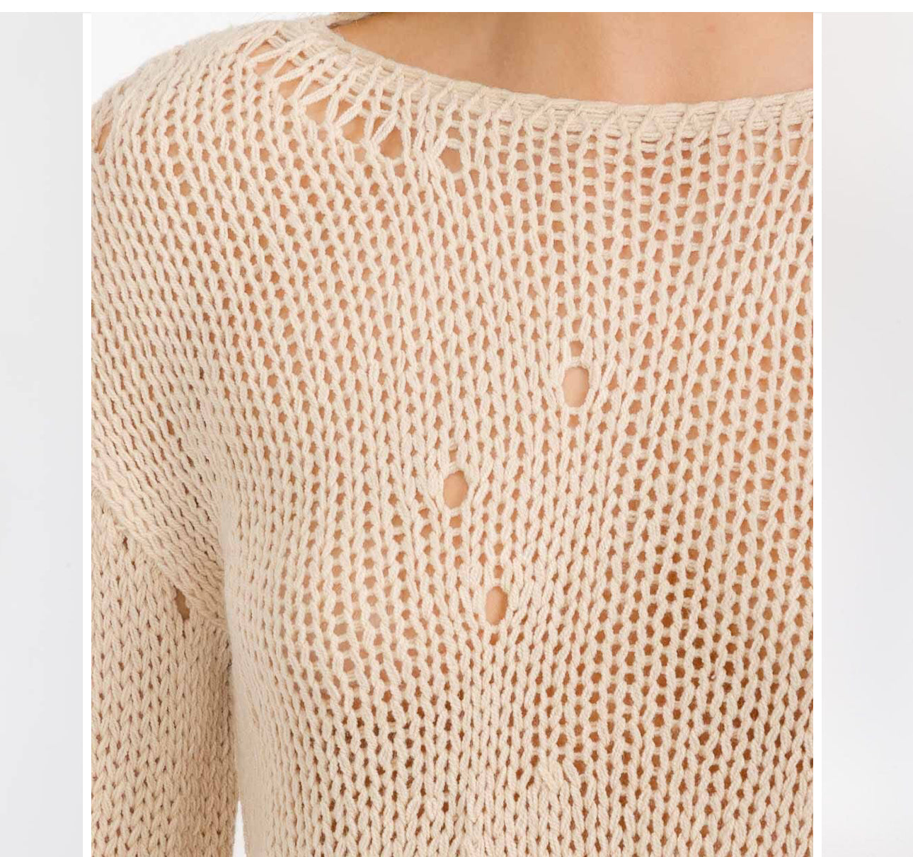 Woman’s light pullover sweater