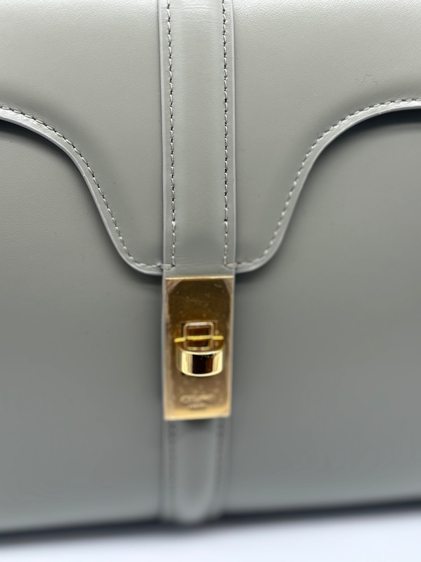 CELINE
Mini 16 Turn Lock Top Handle Bag