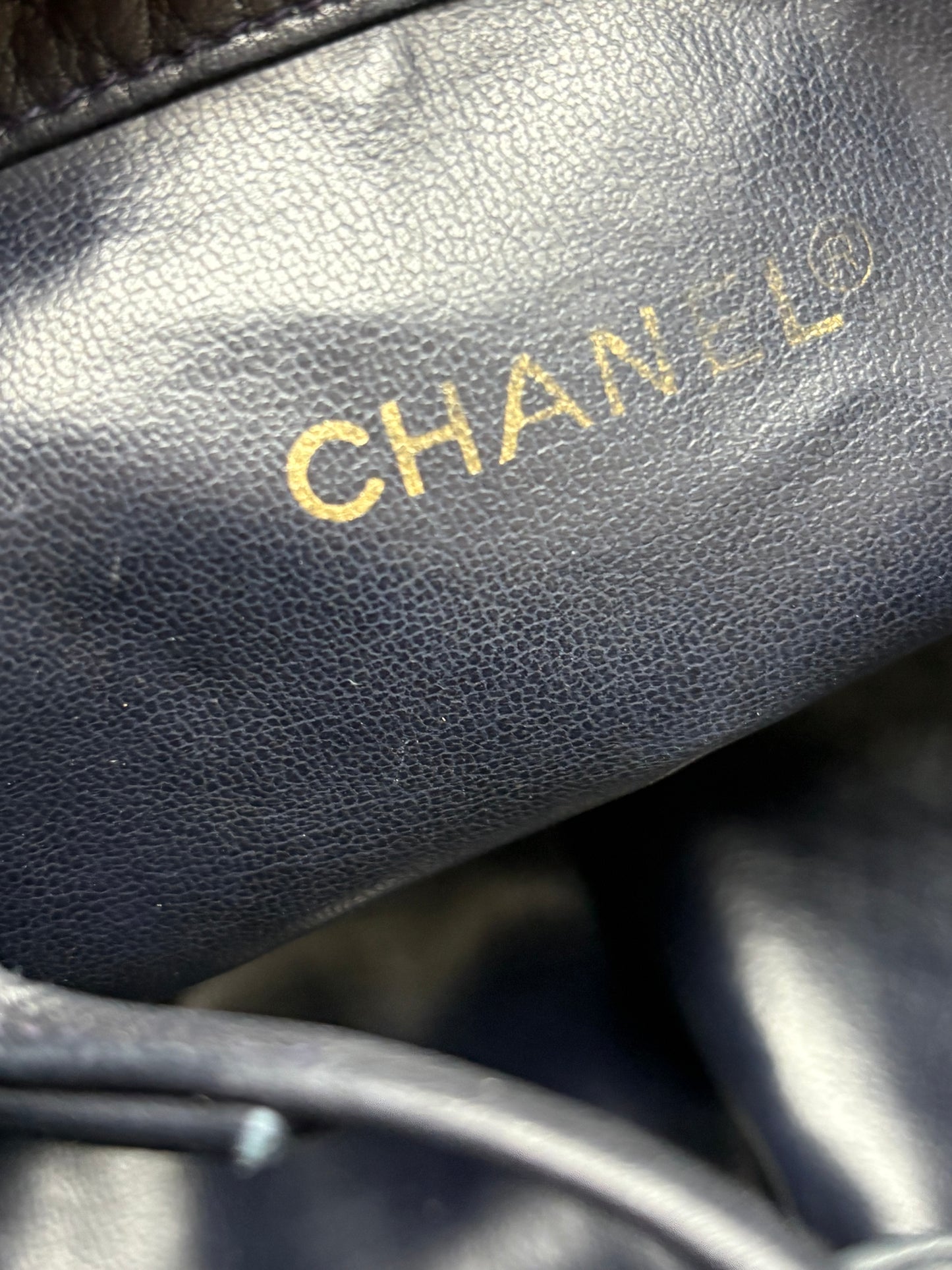 Chanel VintageTimeless Drawstring Sling Backpack Caviar Medium