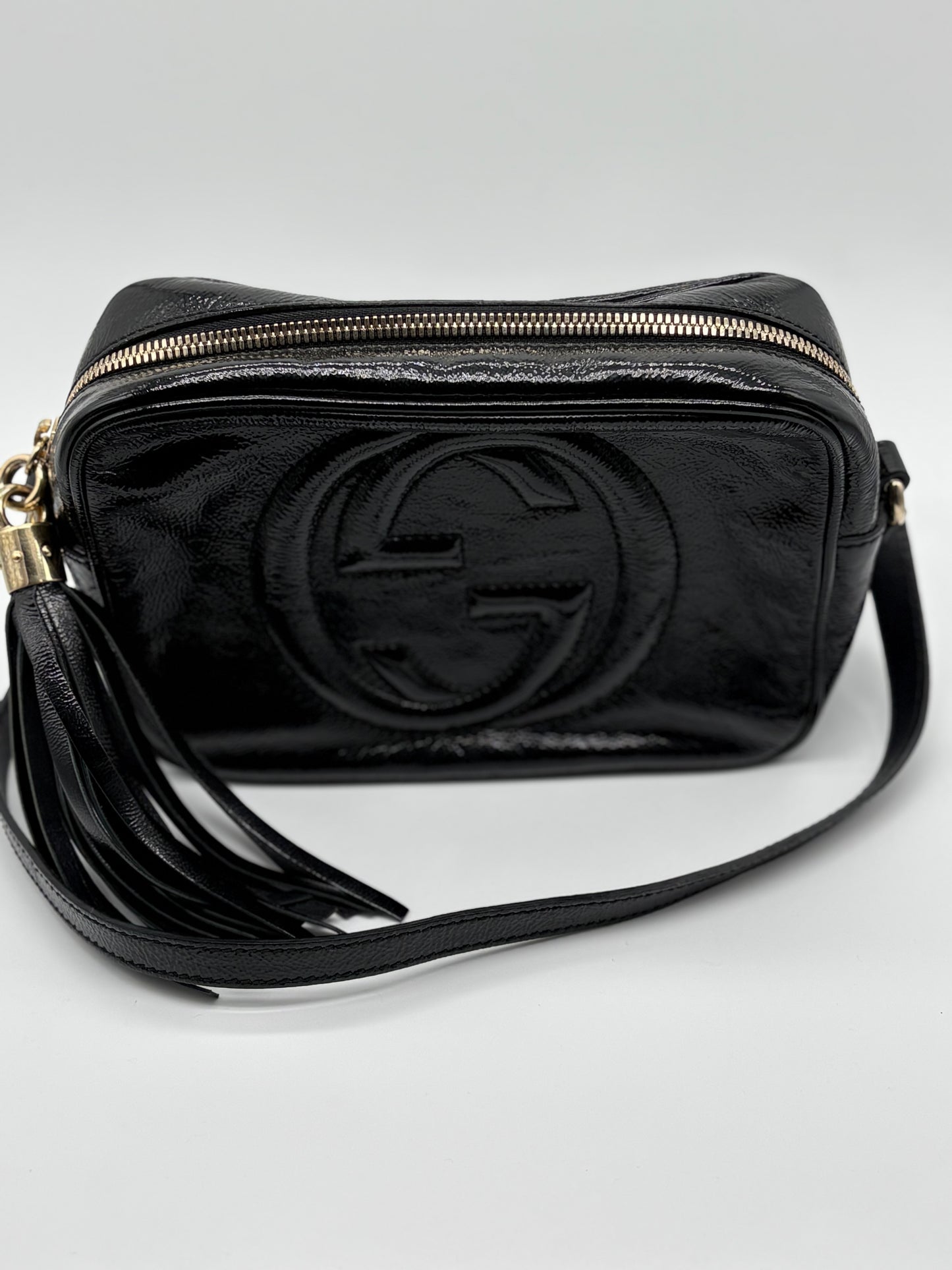 Gucci Patent leather small Soho Disco Bag