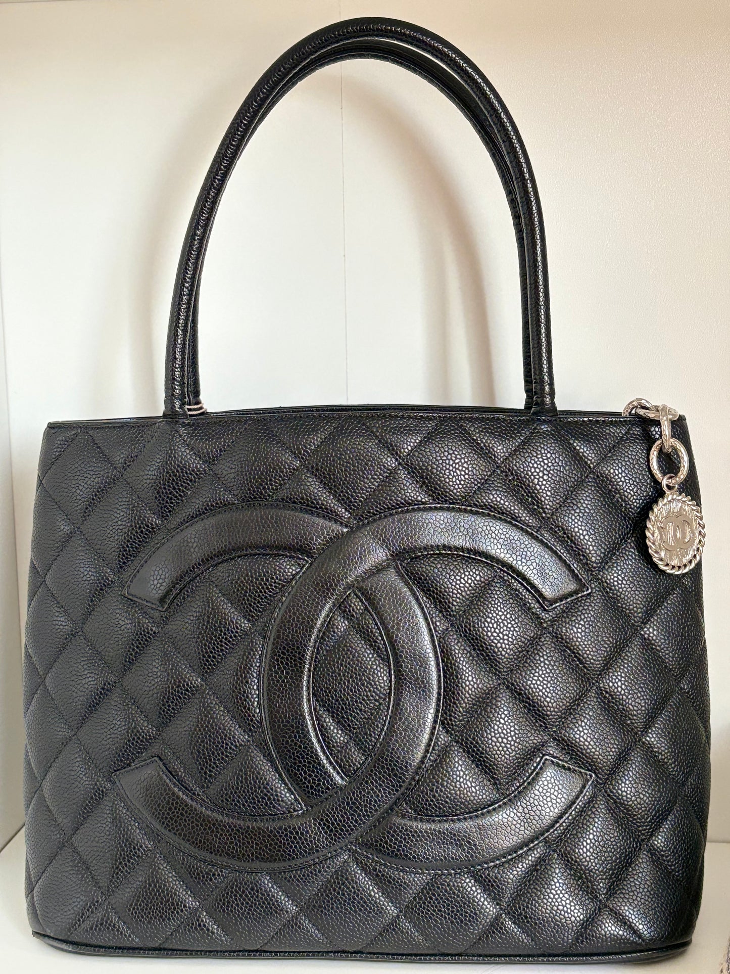 Chanel Quilted CC Medallion Tote