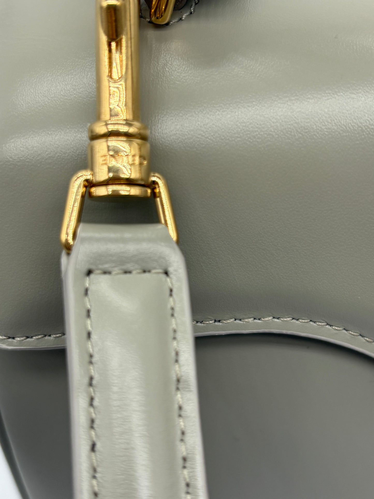 CELINE
Mini 16 Turn Lock Top Handle Bag