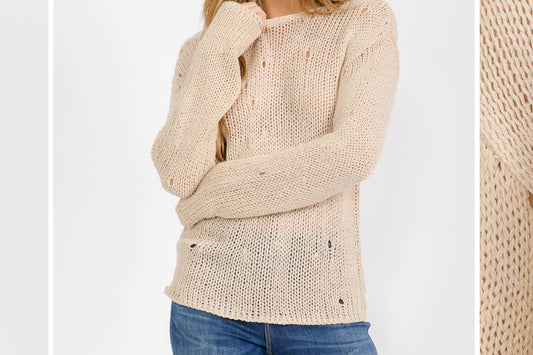 Woman’s light pullover sweater